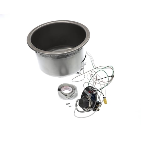 Apw Wyott 11 QUART ROUND WARMER, T-STAT W/ DRAIN 3P-SM5011DS
